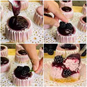 BlackBerry Cheese Cake