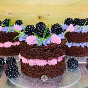 BlackBerry Mini Chocolate Cake