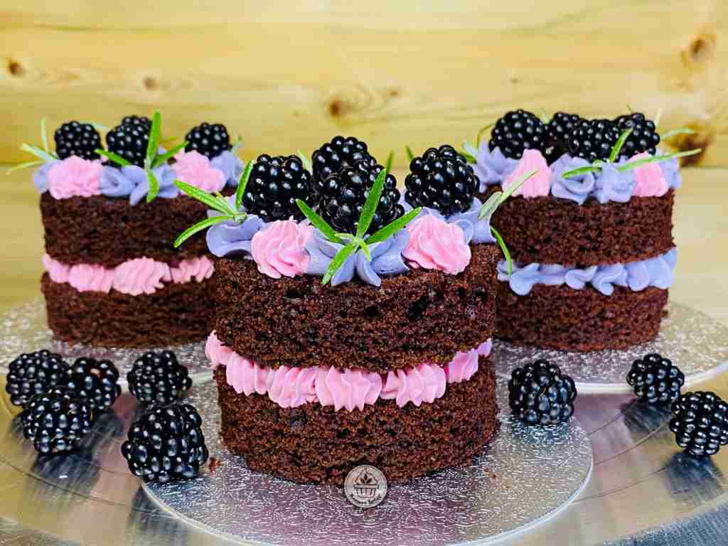 BlackBerry Mini Chocolate Cake