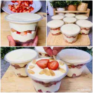 Tiramisu Strawberry Cup